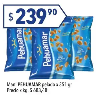 Hergo Pehuamar Mani pelado x 351gr oferta