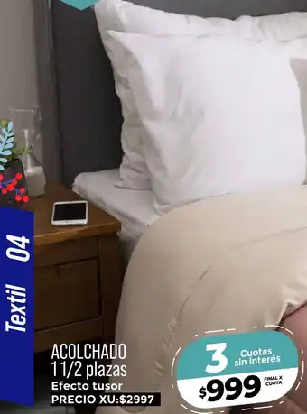 Supermayorista Vital Acolchado 1 1/2 plazas oferta