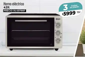 Supermayorista Vital Horno eléctrico 42lt oferta
