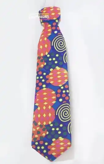 Corbata flúo – corbata de plástico c/diseños surtidos
