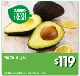 Jumbo Palta x un oferta