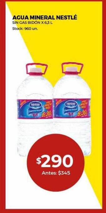 Super MAMI Agua mineral nestlé oferta