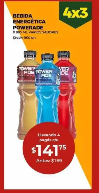 Super MAMI Bebida energéticca powerade oferta