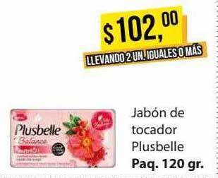 Supermercados Damesco Jabón de tocador plusbelle oferta