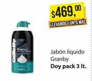 Supermercados Damesco Jabón liquido granby oferta