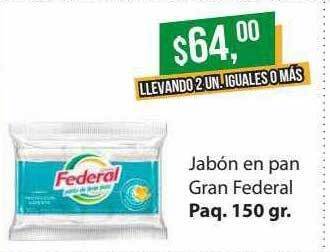 Supermercados Damesco Jabón en pan gran federal oferta
