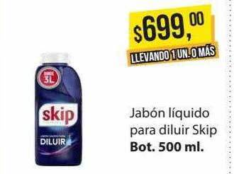 Supermercados Damesco Jabón liquido para diluir skip oferta