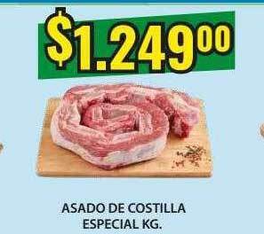 Supermercados Damesco Asado de costilla especial kg oferta