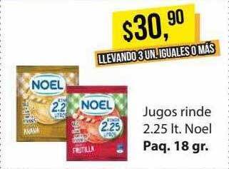 Supermercados Damesco Jugos rinde noel oferta