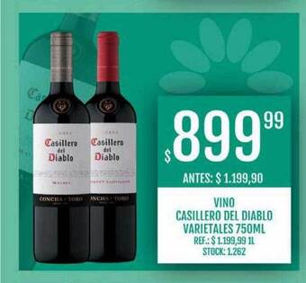 Supermercados Todo Vino casillero del diablo varietales oferta