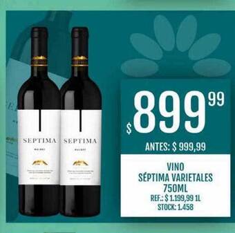 Supermercados Todo Vino séptima varietales oferta