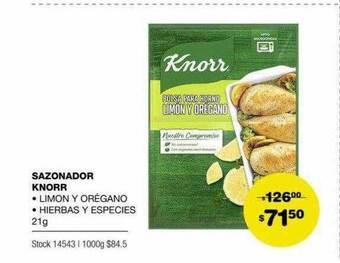 Atomo Conviene Sazonador knorr oferta