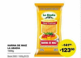 Atomo Conviene Harina de maiz la abadia oferta