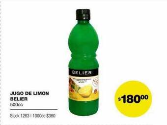 Atomo Conviene Jugo de limon belier oferta