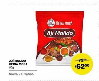 Atomo Conviene Ají molido reina mora oferta