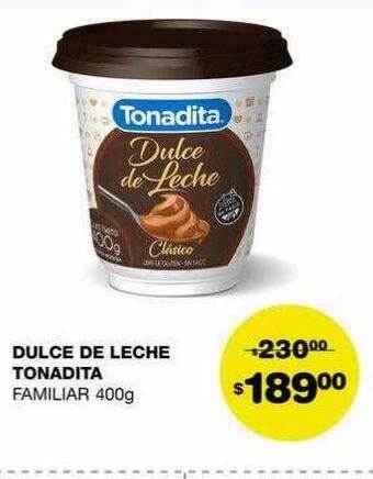 Atomo Conviene Dulce de leche tonadita oferta