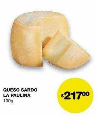 Atomo Conviene Queso sardo la paulina oferta