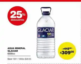 Atomo Conviene Agua mineal glaciar 25% descuento oferta