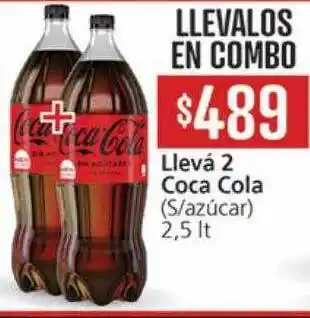 Supermercados Aiello 2 coca cola oferta
