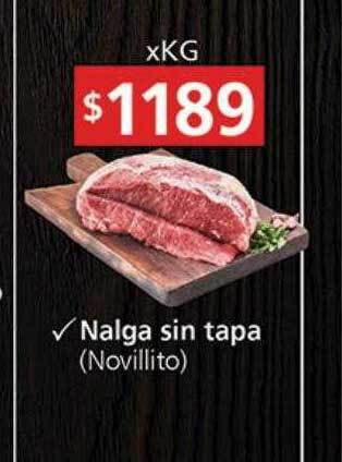 Supermercados Aiello Nalga sin tapa oferta