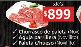 Supermercados Aiello Churrasco de paleta aguja parrillera paleta c hueso oferta