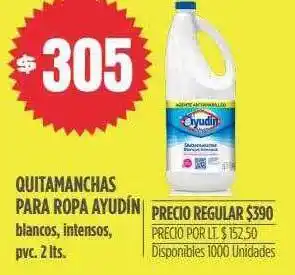 Supermercados Vea Quitamanchas para ropa ayudín oferta