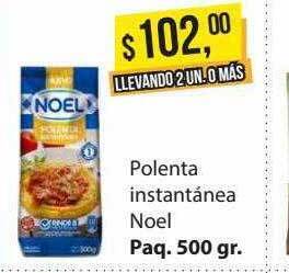 Supermercados Damesco Polenta instantánea noel oferta