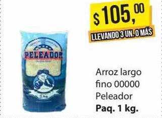 Supermercados Damesco Arroz largo fino peleador oferta