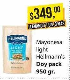Supermercados Damesco Mayonesa light hellmann's oferta