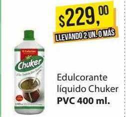 Supermercados Damesco Edulcorante liquido chuker oferta