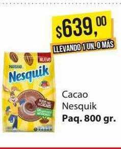 Supermercados Damesco Cacao nesquik oferta