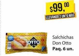 Supermercados Damesco Salchichas don otto oferta