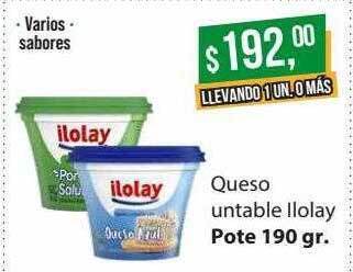 Supermercados Damesco Queso untable ilolay oferta