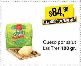Supermercados Damesco Queso por salut las tres oferta
