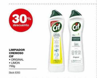 Atomo Conviene Limpiador cremoso cif 30% descuento oferta