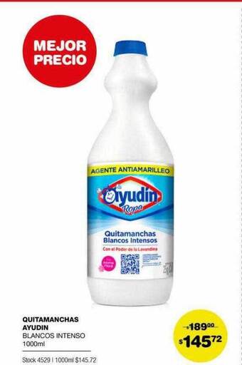 Atomo Conviene Quitamanchas ayudin oferta