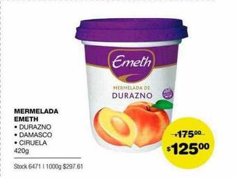 Atomo Conviene Mermelada emeth oferta