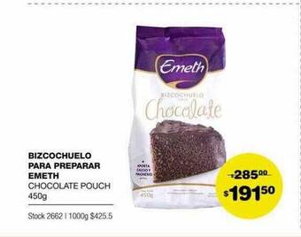 Atomo Conviene Bizcochuelo para preparar emeth chocolate pouch oferta