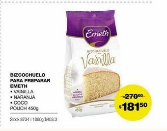 Atomo Conviene Bizcochuelo para preparar emeth oferta