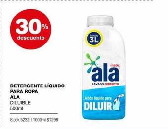 Atomo Conviene Detergente liquido para ropa ala 30% descuento oferta