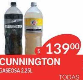 Masivos Cunnington gaseosa oferta