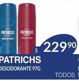 Masivos Patrichs desodorante oferta