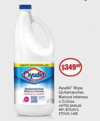 Supermercados Todo Ayudin ropa quitamanchas blancos intensos oferta