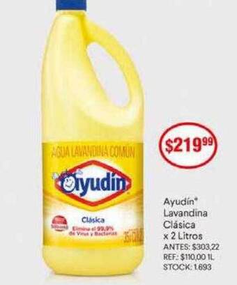 Supermercados Todo Ayudin lavandina clásica oferta