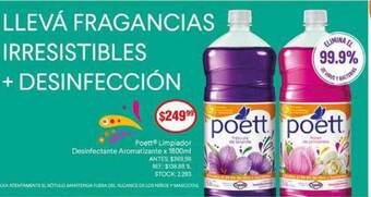 Supermercados Todo Poett limpiador desinfectante aromatizante oferta