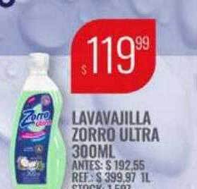 Supermercados Todo Lavavajilla zorro ultra oferta