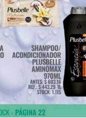 Supermercados Todo Shampoo acondicionador plusbelle aminomax oferta