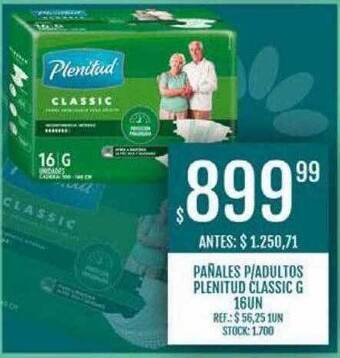 Supermercados Todo Pañales p adultos plenitud classic oferta