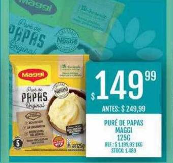 Supermercados Todo Puré de papas maggi oferta