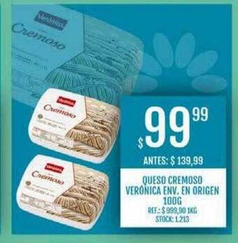 Supermercados Todo Queso cremoso verónica env en origen oferta